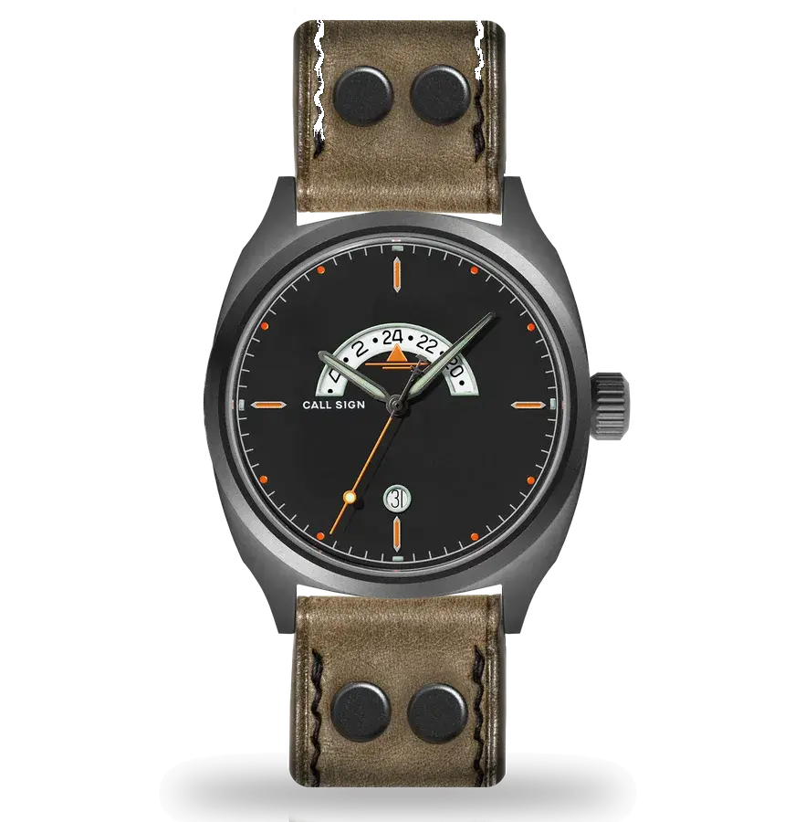 Call Sign Discovery Series Charcoal Black Dial, reference CSW-DC42-BK