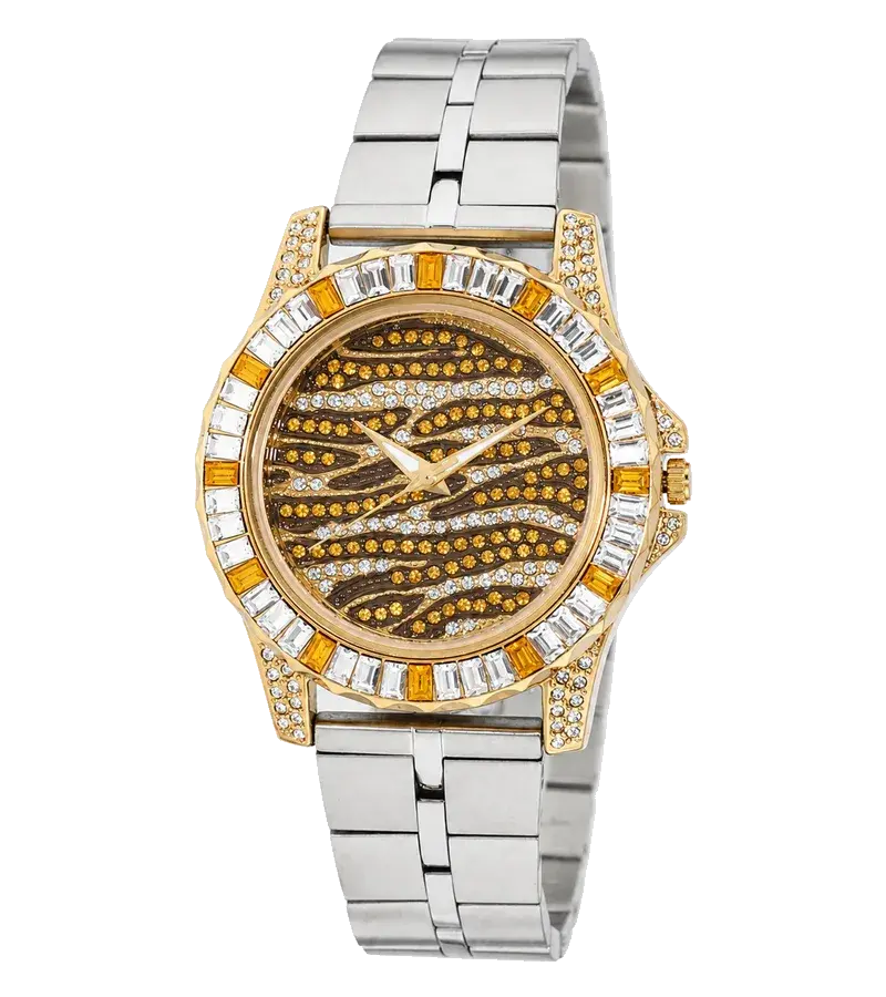 Adee Kaye CHAMELEON YELLOW/ SILVERTONE Yellow Dial, reference AK1177Y-SS