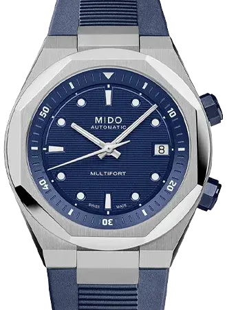 Mido Multifort 8 Two Crowns Blue, reference M047.507.17.041.00/MI