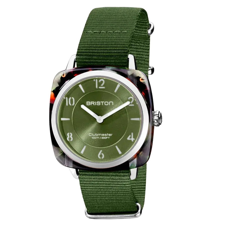 Briston Clubmaster Chic Olive Green, reference 21536.SA.UG.26.NOL