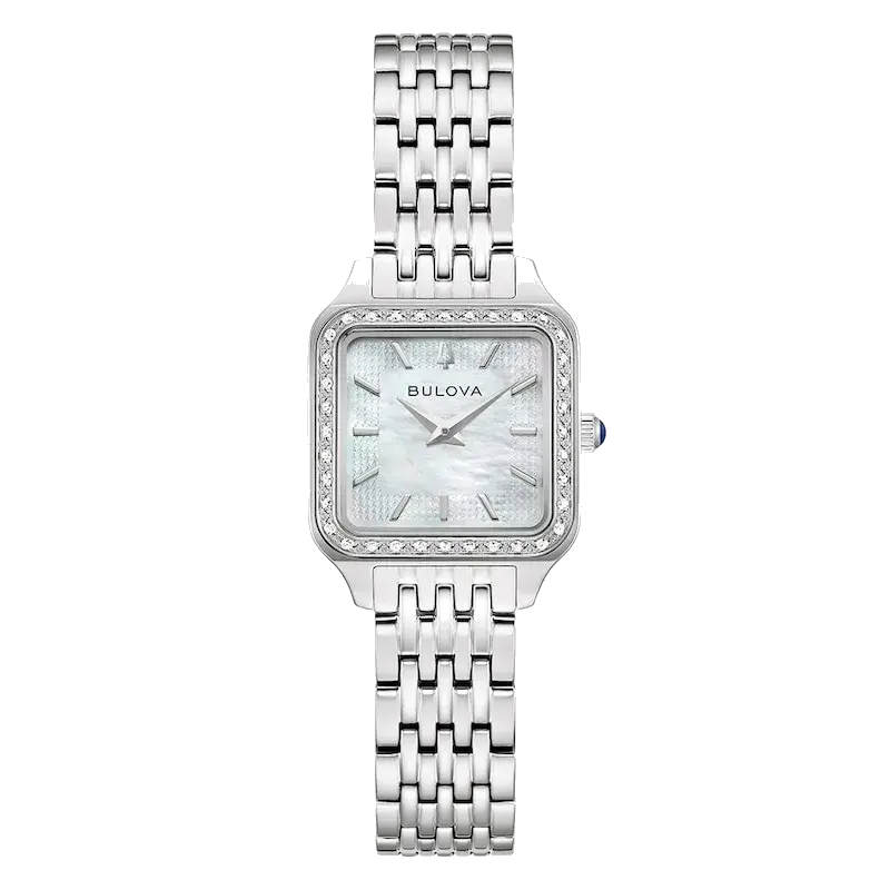 Bulova Sutton Mini 36mm Mother Of Pearl Dial & Stainless Steel Watch, reference 