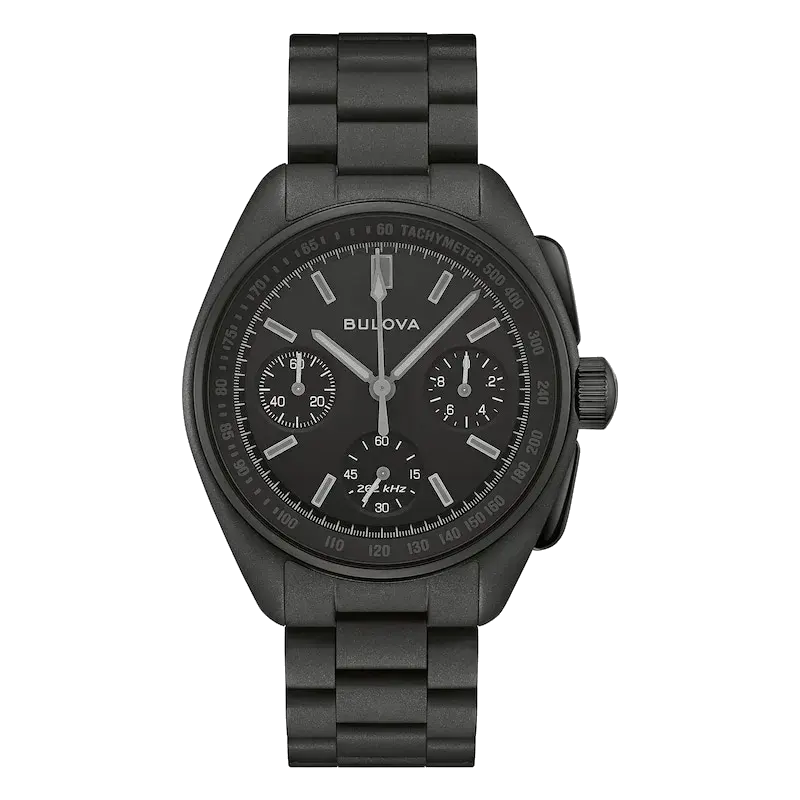 Bulova Lunar Pilot Black Hole Dial & Black Stainless Steel Limited Edition Watch, reference 