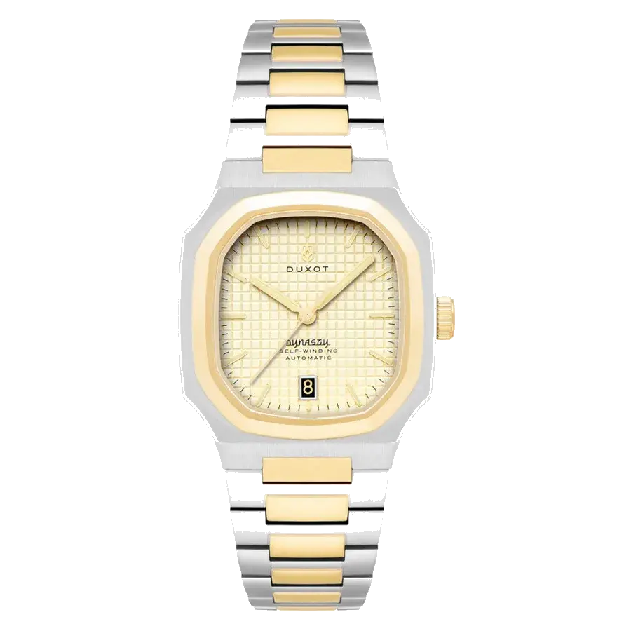 Duxot Colmar Automatic Two-Tone with Golden Dial, reference DX-2069-44