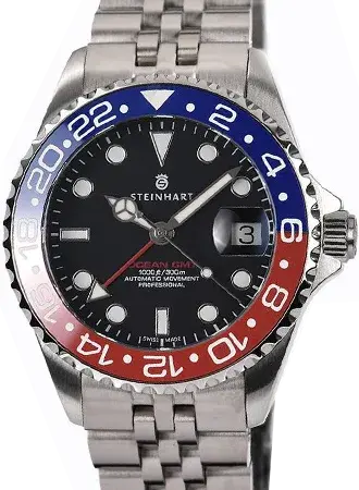 Steinhart Ocean 39 GMT Blue/Red Ceramic 2, reference 103-1061/ST