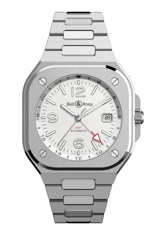 Bell & Ross BR05 GMT Steel, reference BR05G-SI-ST/SST