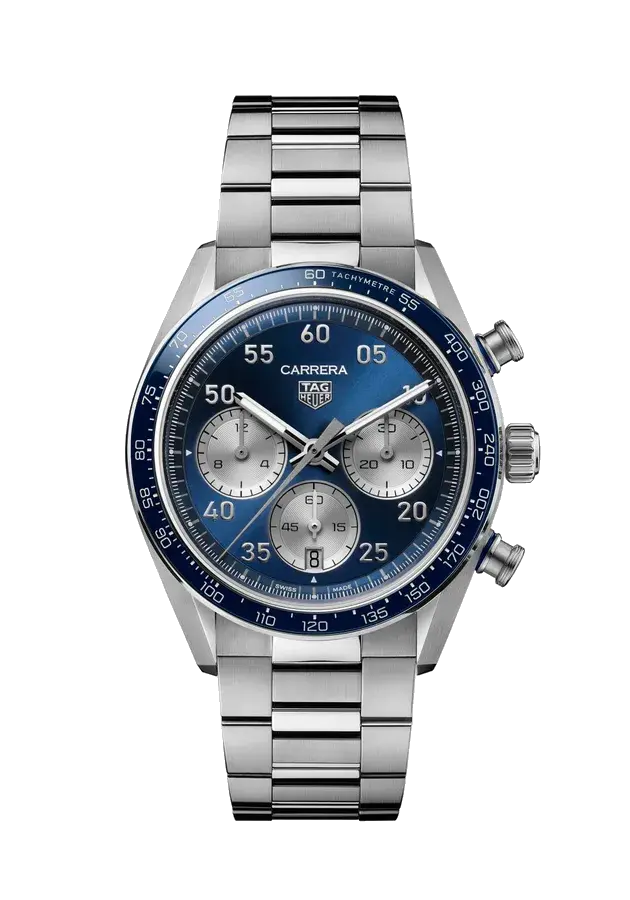 TAG Heuer Carrera Chronograph Sport Blue | 42mm, Stainless Steel, Men's Watch, reference 