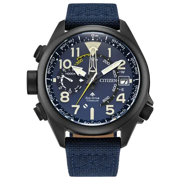 Citizen Altichron Eco-Drive Titanium Blue Dial, reference BN4065-07L