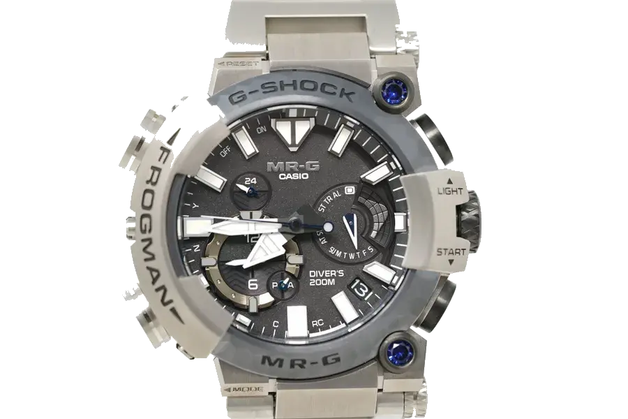 Casio Pre-Owned G-Shock MR-G Frogman "Brinicle" 30th Anniversary MRGBF1000EB-1A, reference 22336