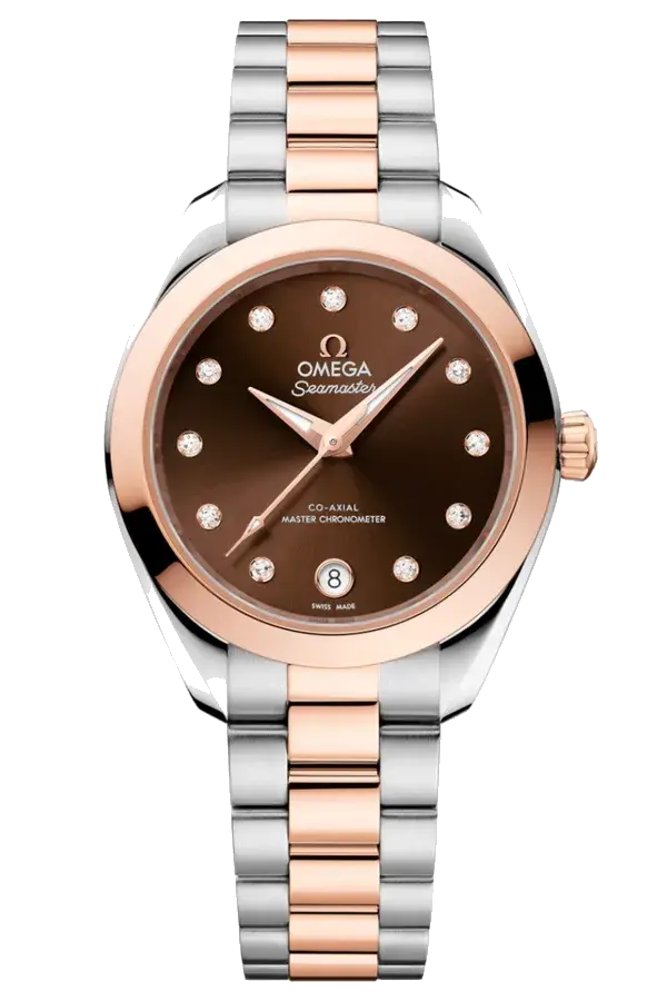 Omega Seamaster Aqua Terra 150M Master Chronometer 30mm Steel & Sedna Gold, reference 220.20.30.20.63.001