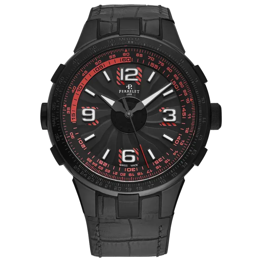 Perrelet Turbine Pilot Men's Watch, reference A1095/3