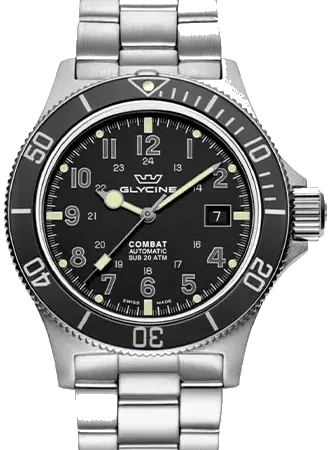 Glycine Combat SUB 42 All Black, reference GL0076/GL