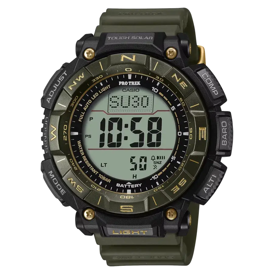 Casio PRO TREK PRG340ANS-3 30th Anniversary Duplex LCD Triple Sensor Tough Solar, reference PRG340ANS-3