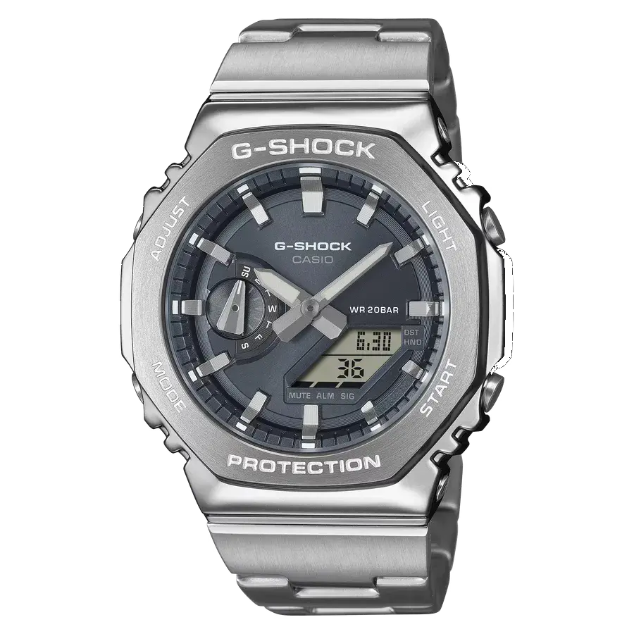 Casio G-Shock GM2110D-8A G-STEEL 2100 Series Casioak Grey Dial Ana-Digi, reference GM2110D-8A