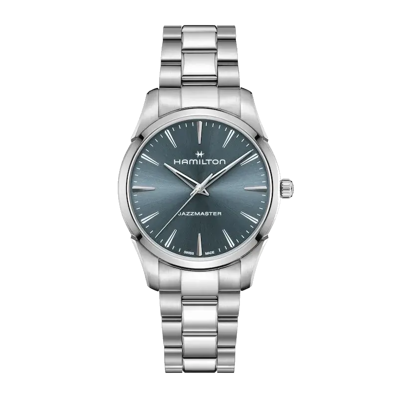 Hamilton Jazzmaster 40mm Blue Dial & Stainless Steel Watch, reference 