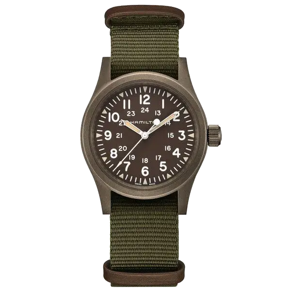 Hamilton H69449961 Khaki Mechanical Green Nato // Pre-Owned, reference H69449961