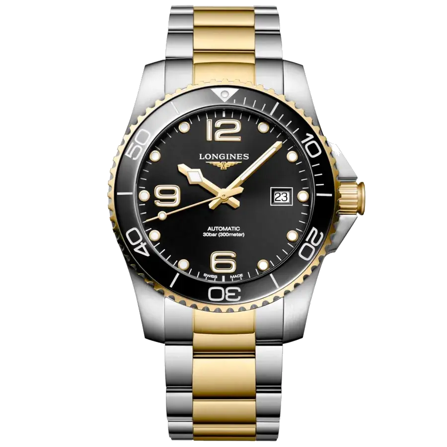 Longines Hydroconquest Sunray Black Dial 41mm, reference L3.781.3.56.7