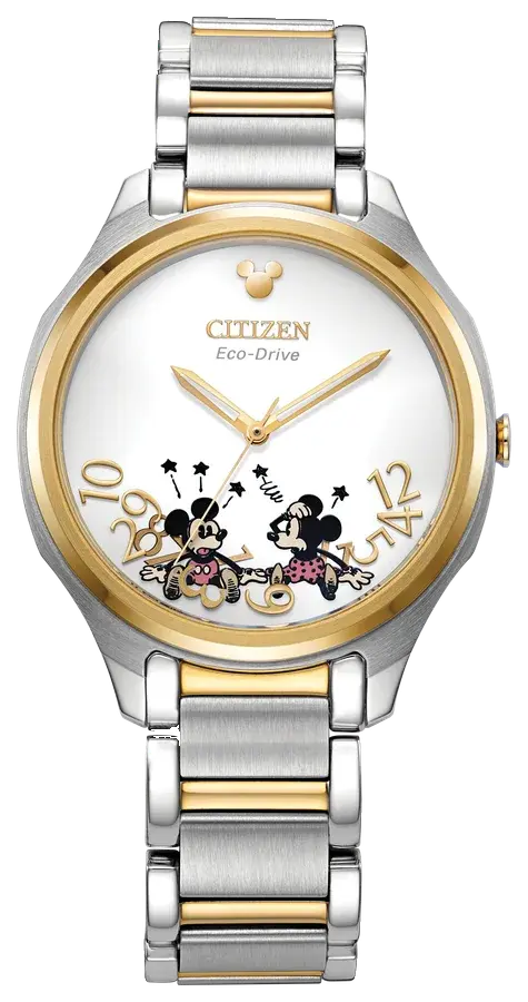 Citizen Falling Mickey & Minnie, reference EM0754-59W