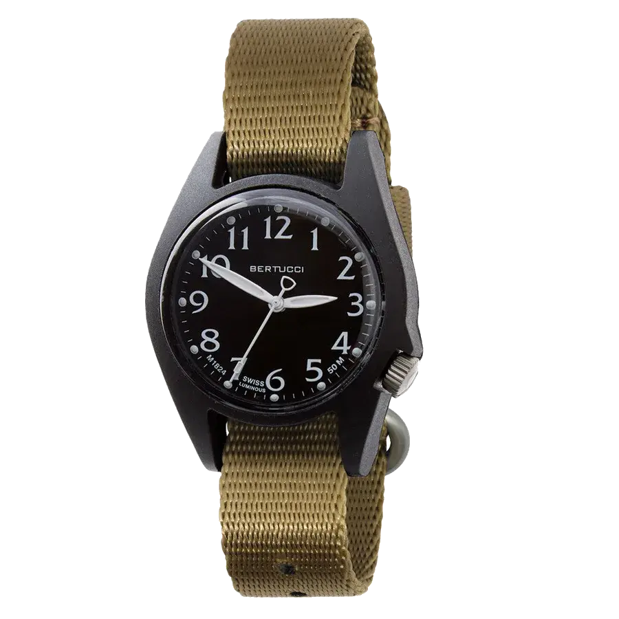 Bertucci M-2RA Women's Field Watch with Black Dial, reference 18512