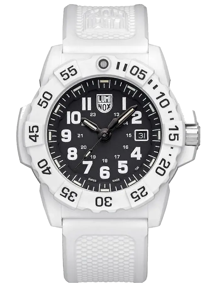 Luminox Navy SEAL Arctic White Black Dial 45mm, reference XS.3507.WB