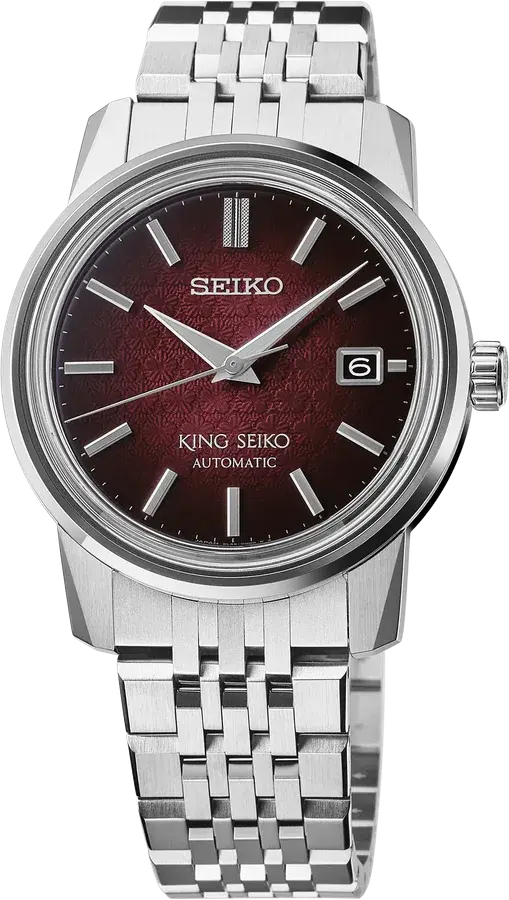 Seiko King Seiko KSK Garyu-Bai Plum Dial Automatic 39mm, reference SJE103