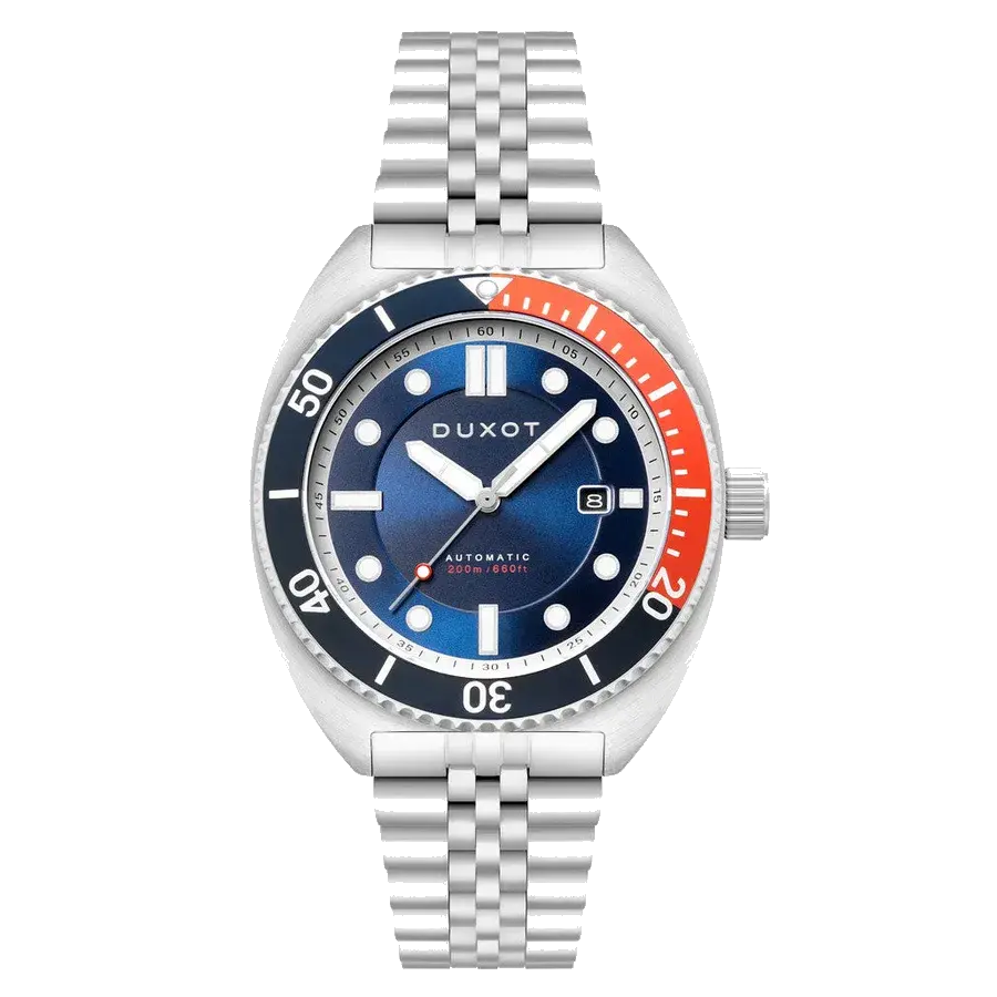 Duxot Tortuga Automatic Dive Watch with Blue Dial, reference DX-2026-33