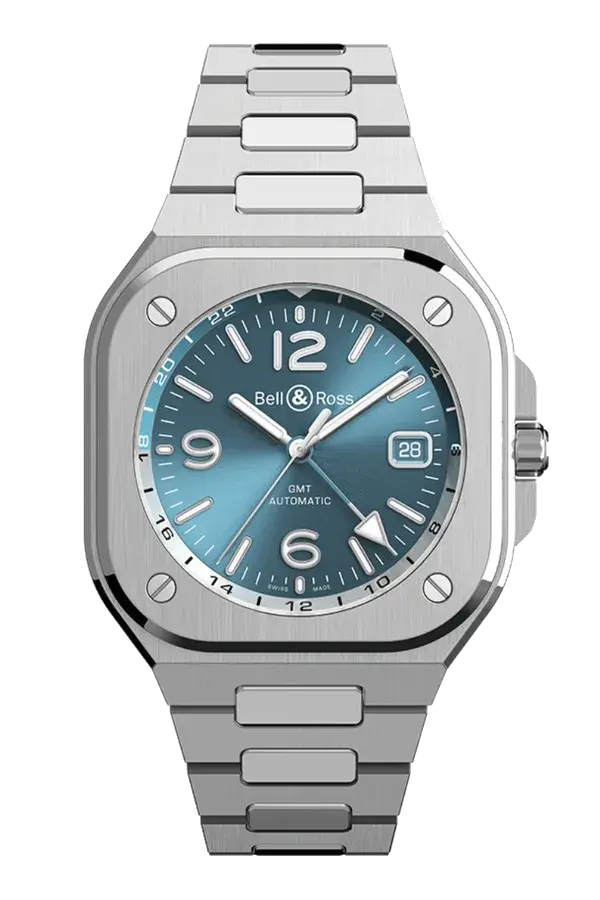 Bell & Ross BR05 GMT Steel, reference BR05G-PB-ST/SST