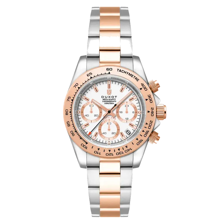 Duxot Accelero Chronograph with Cascading White Dial, reference DX-2065-77