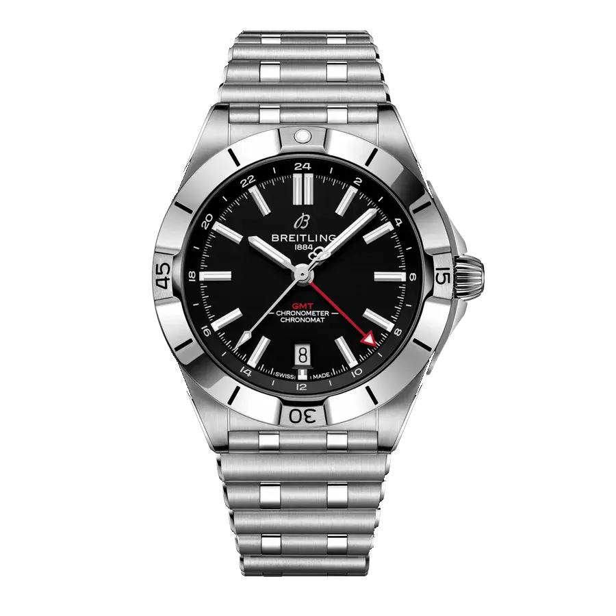 Breitling Chronomat GMT 40 Detroit Lions Edition | 40mm, Steel, Blue Dial, reference A32398B31C1A1