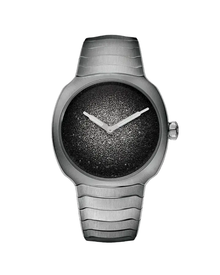 H. Moser & Cie Streamliner Two Hands | 34mm, Steel, Grey Dial, reference 