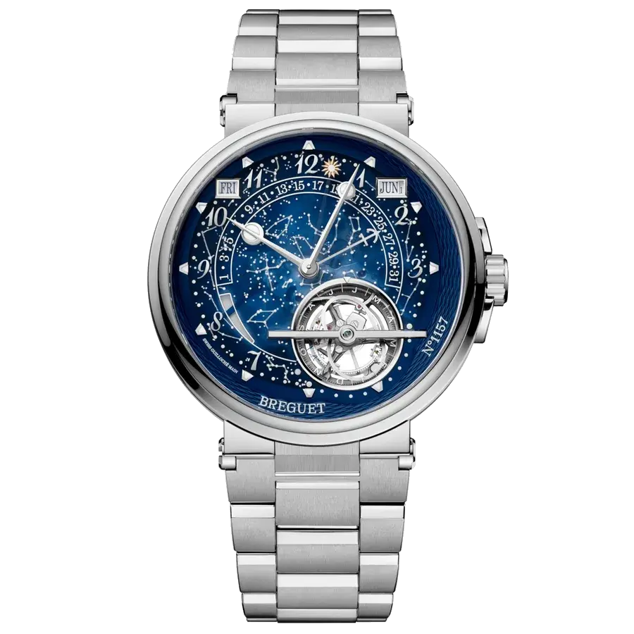 Breguet Marine Tourbillon Equation Marchante, reference 5887PT/YS/PW0 SL