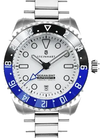 Steinhart Ocean One GMT White Ceramic - Ltd Ed 200pcs, reference 103-1534/ST