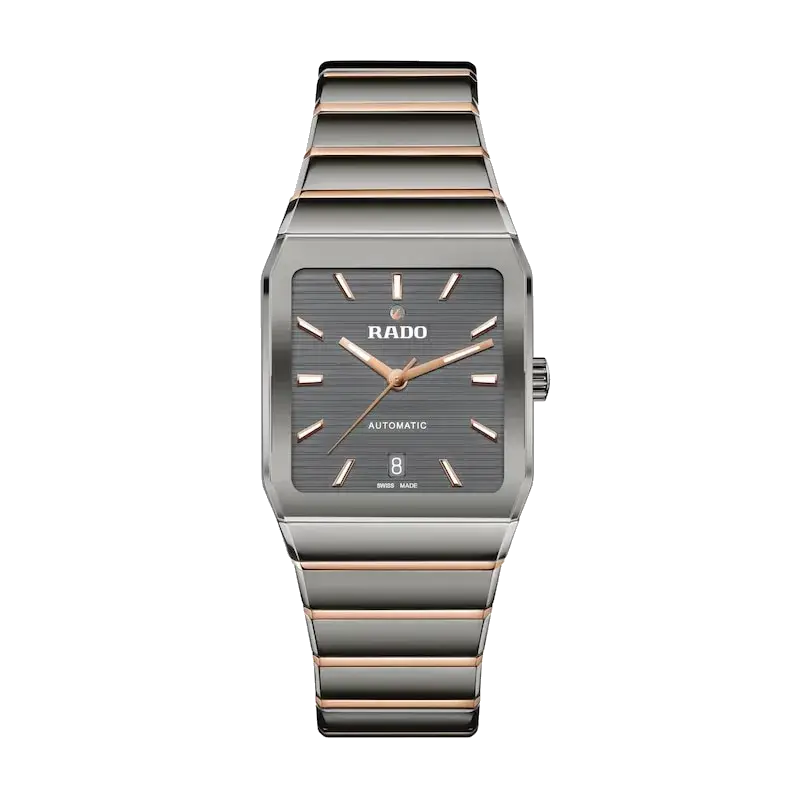 Rado Anatom Automatic Ceramic & Rose Gold Tone PVD Stainless Steel Watch, reference 
