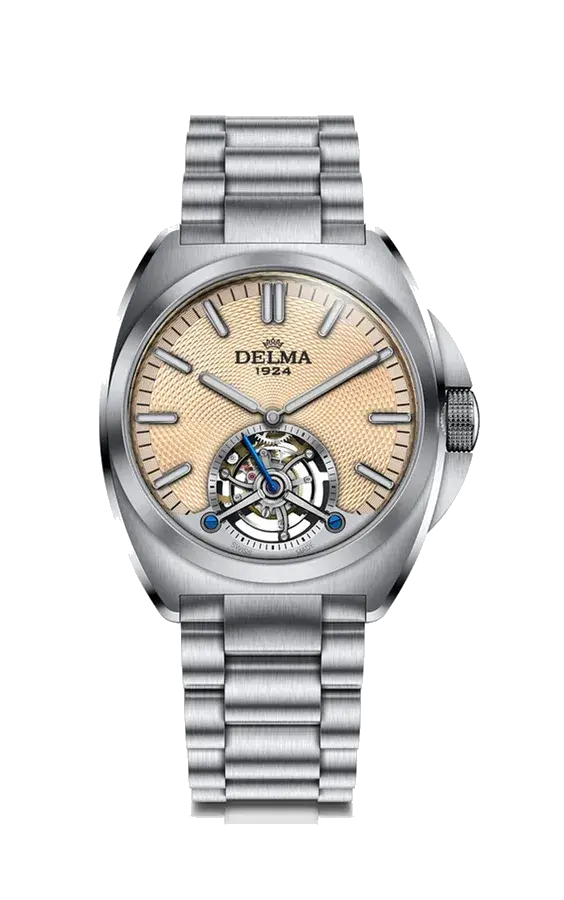 Delma 41702.770.6.184 1924 Tourbillon 100th Anniversary Hand-Wound Salmon, reference 