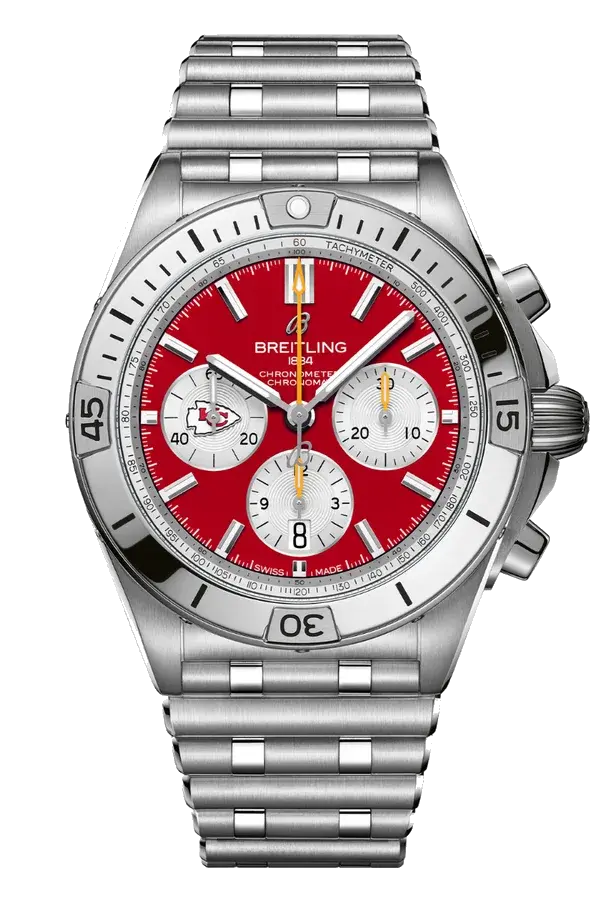 Breitling Chronomat B01 42 Kansas City Chiefs NFL Edition, reference AB01342B1K5A1