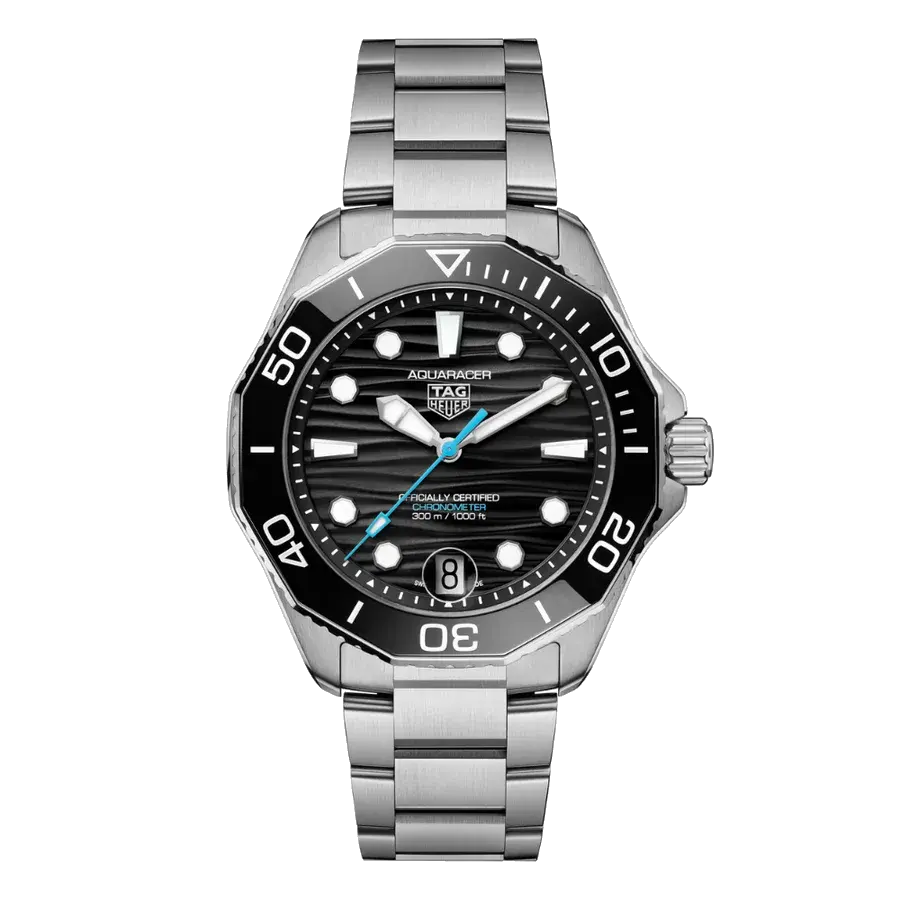 Tag Heuer Aquaracer Professional 300 Date 42 mm Black / Stainless | Black Dial, reference WBP5110.BA0013