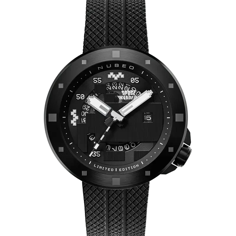 Nubeo Cassini Automatic Space Invaders Limited Edition Galactic Shadow, reference NB-6103-05
