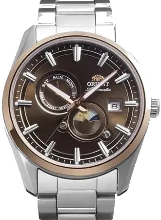 Orient Mechanical Contemporary Stretto Day & Night Brown, reference RA-AK0313Y/OS