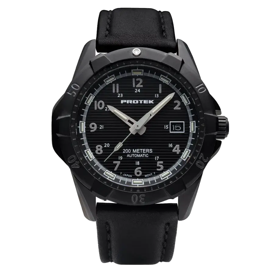 ProTek Automatic Tritium Dive Watch with Black Dial, reference PT2202
