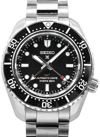 Seiko Prospex 300M Automatic Diver Scuba GMT Black, reference HBC002J/SKO