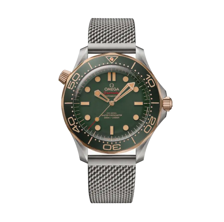 Omega Seamaster Diver 300M 42 mm Titanium Green, reference 