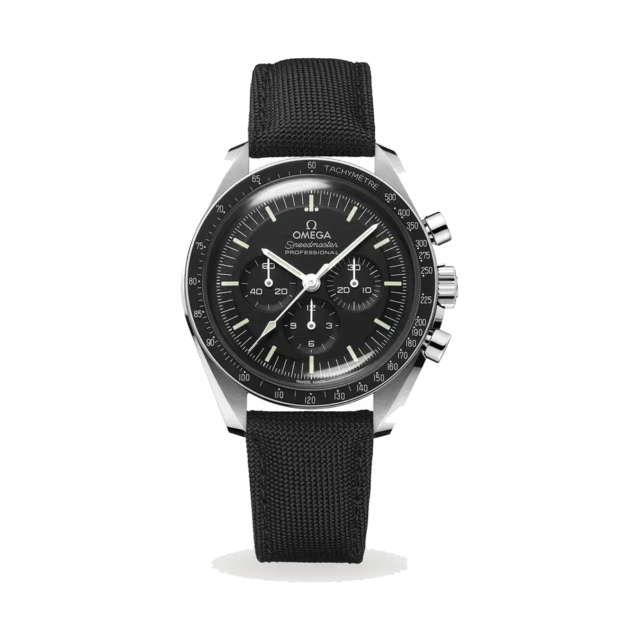 Omega Speedmaster Moonwatch Professional | 42mm, Steel, Nylon, Black Dial, reference 