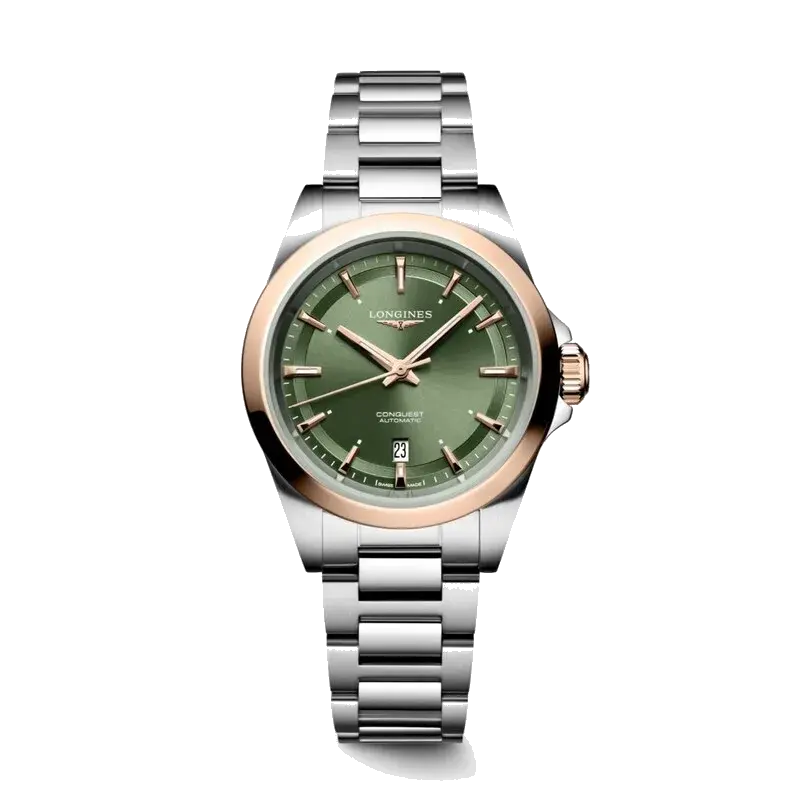 Longines Conquest Automatic 30mm Two Tone Stainless Steel Watch, reference 