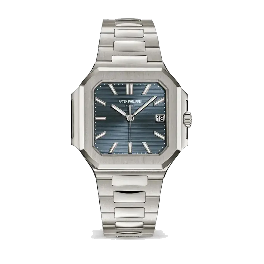 Patek Philippe Cubitus 7128/1G-001 | 40mm, 18K White Gold, Blue Dial, reference 