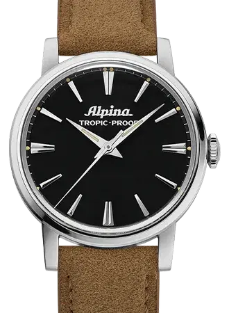 Alpina Heritage Tropic-Proof Handwinding Black, reference AL-480B2H6/ALP