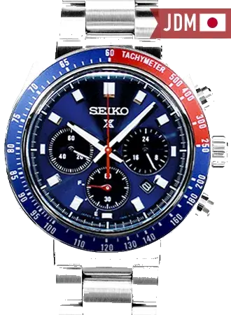 Seiko Prospex Speedtimer Chronograph Sunburst Blue, reference SBDL097/SKO