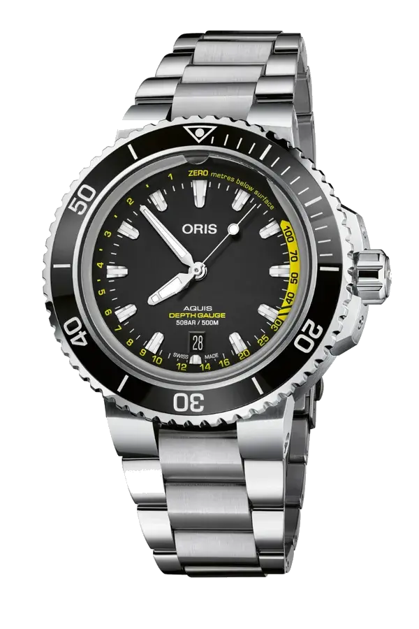 Oris Aquis Depth Gauge, reference 01 733 7755 4154-Set MB