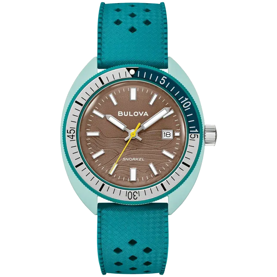 Bulova Snorkel Sea Turtle Hybrid Ceramic Brown Dial Quartz, reference 98B446