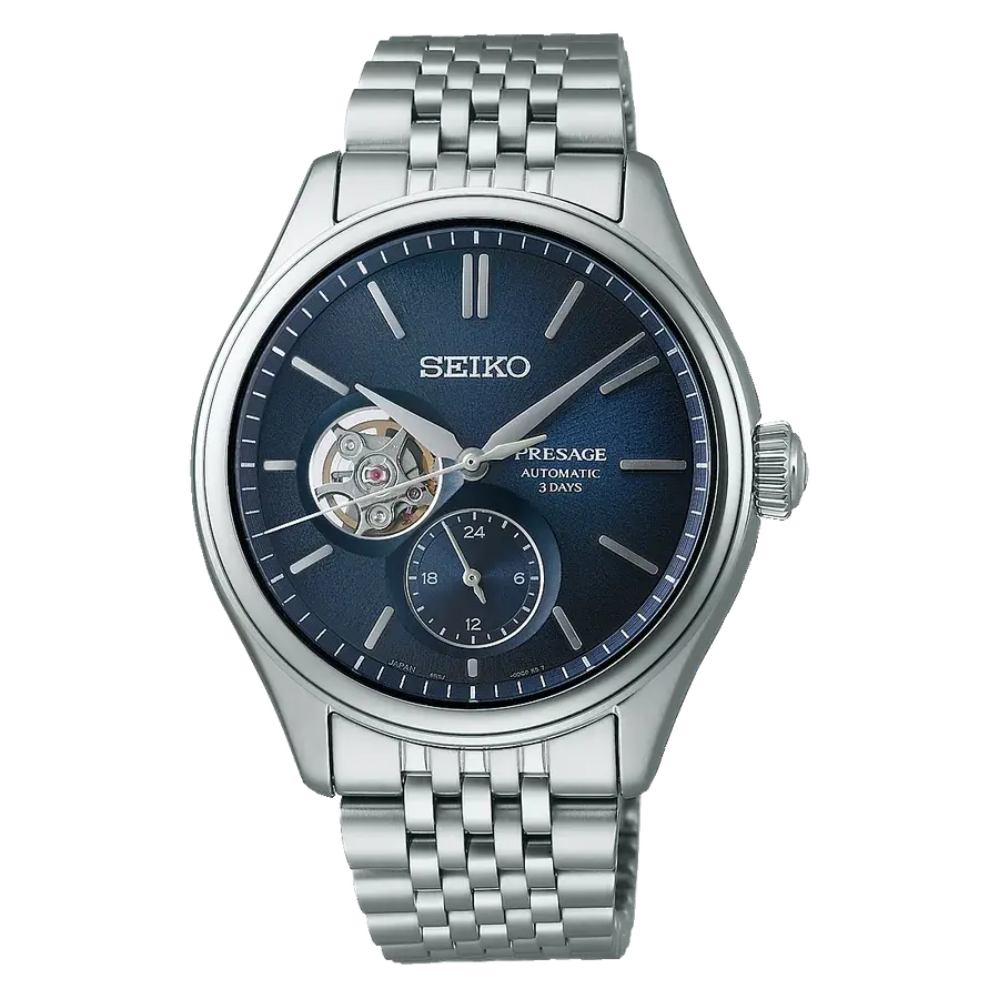 Seiko Presage SPB527 Classic Series Blue Dial Heartbeat Automatic, reference SPB527