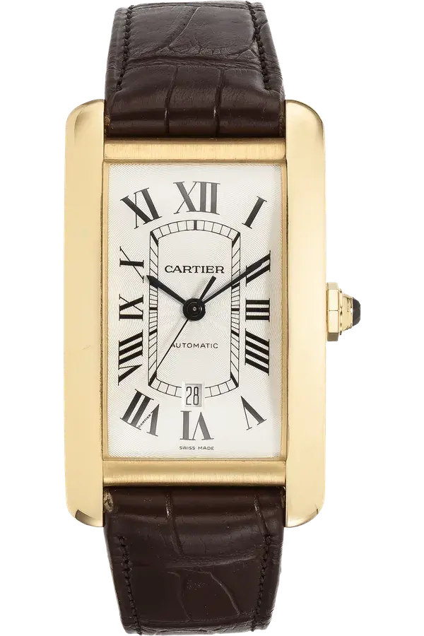 Cartier Tank Americaine Yellow Gold Automatic, reference VCA18720
