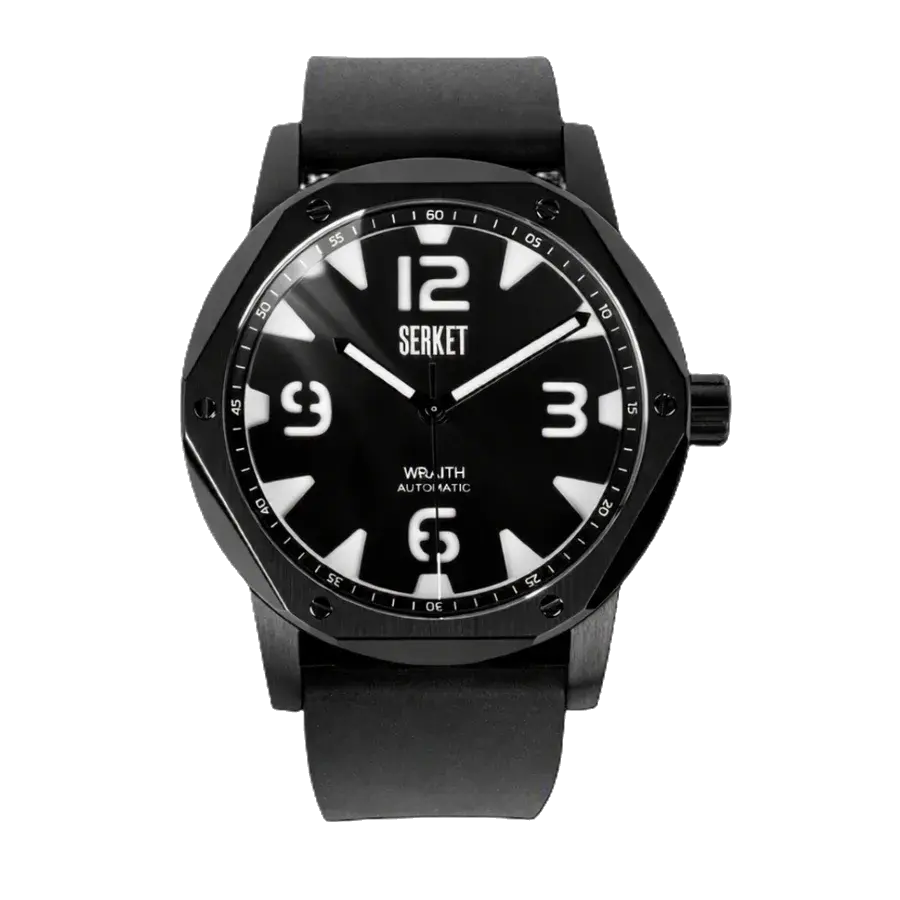 Serket Wraith Black PVD & White 46mm Black Dial, reference SWC2021WPVDOW0001